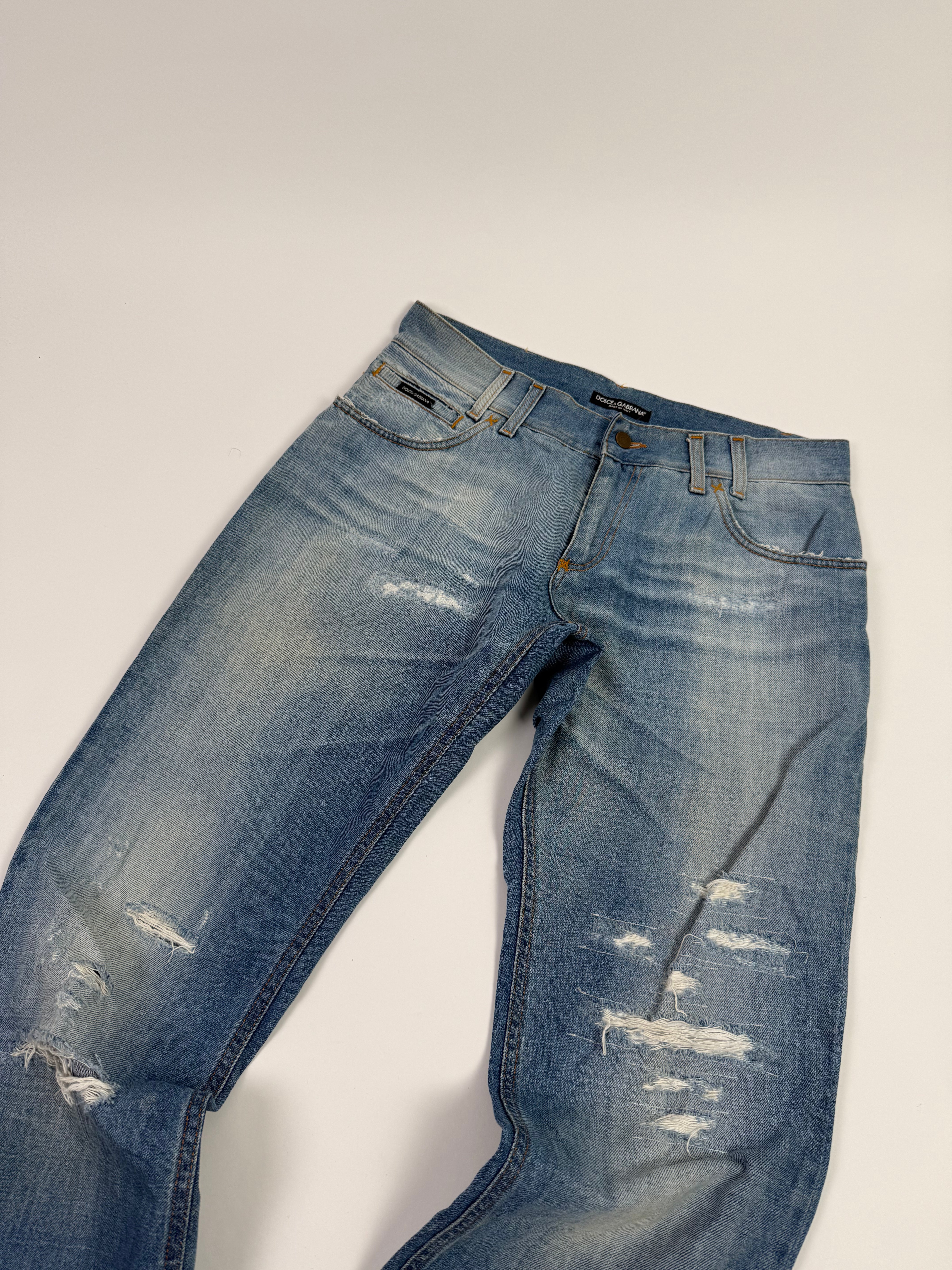 Dolce & Gabbana Ripped Denim