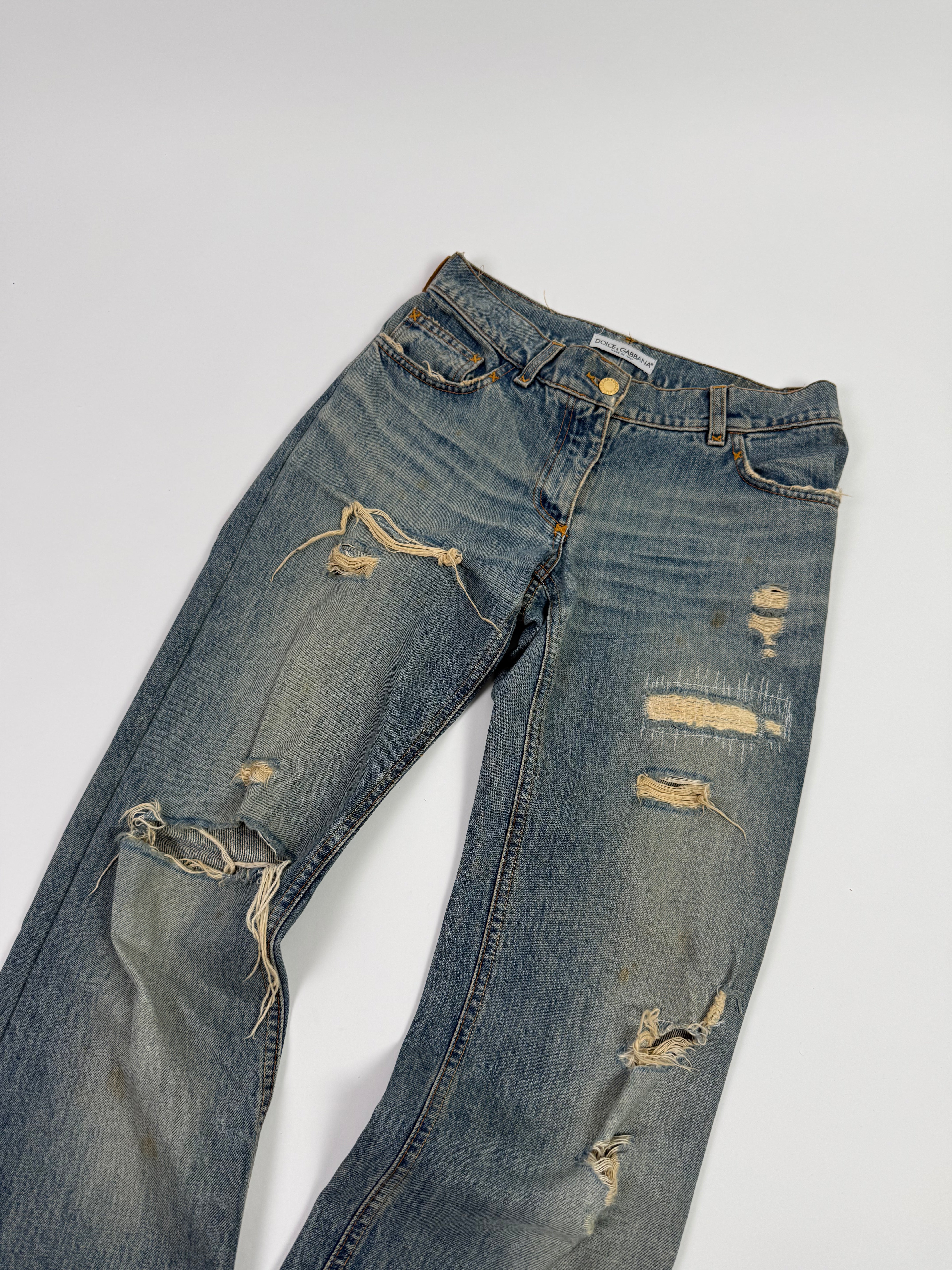Dolce & Gabbana Ripped Denim