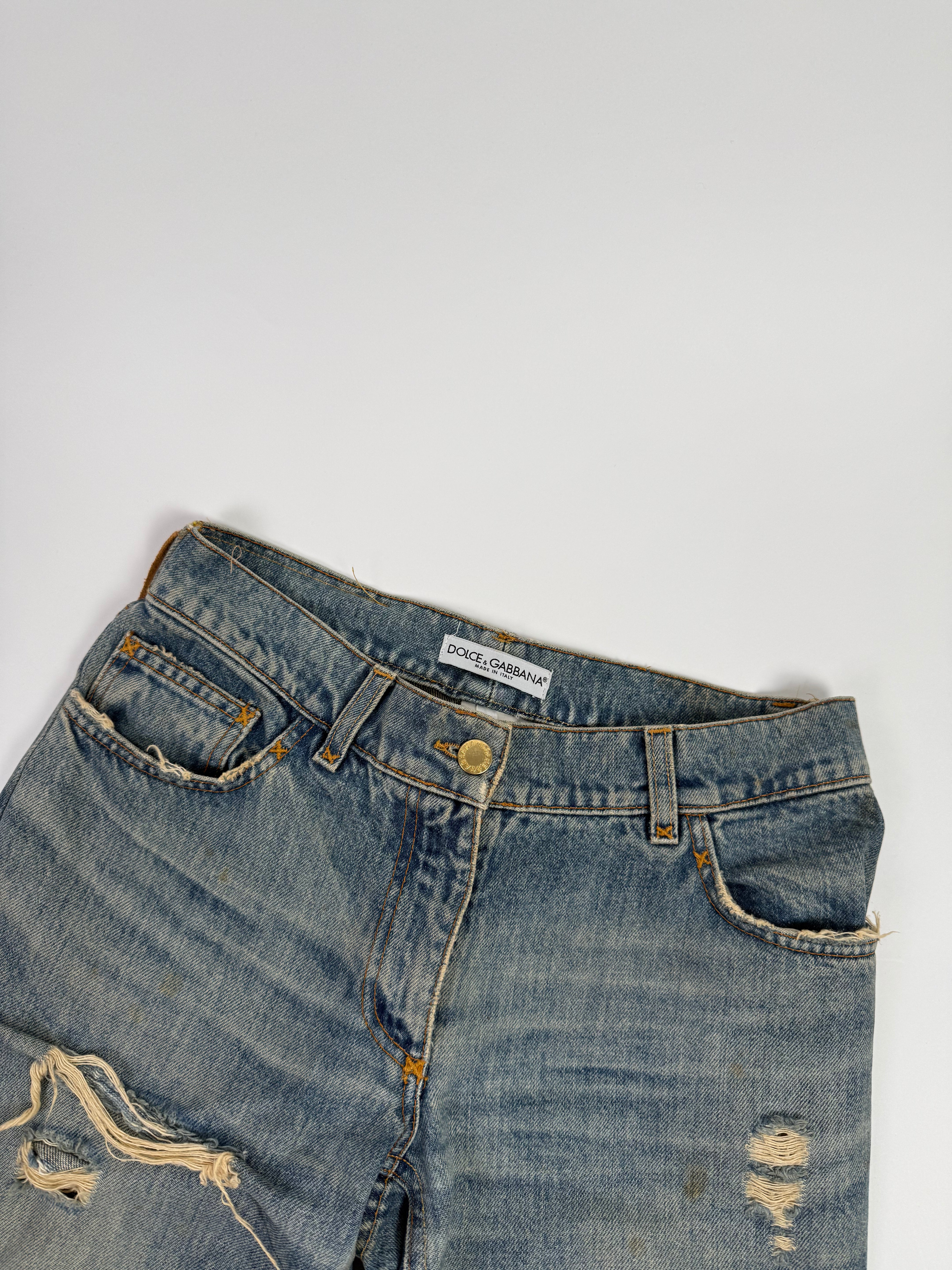 Dolce & Gabbana Ripped Denim