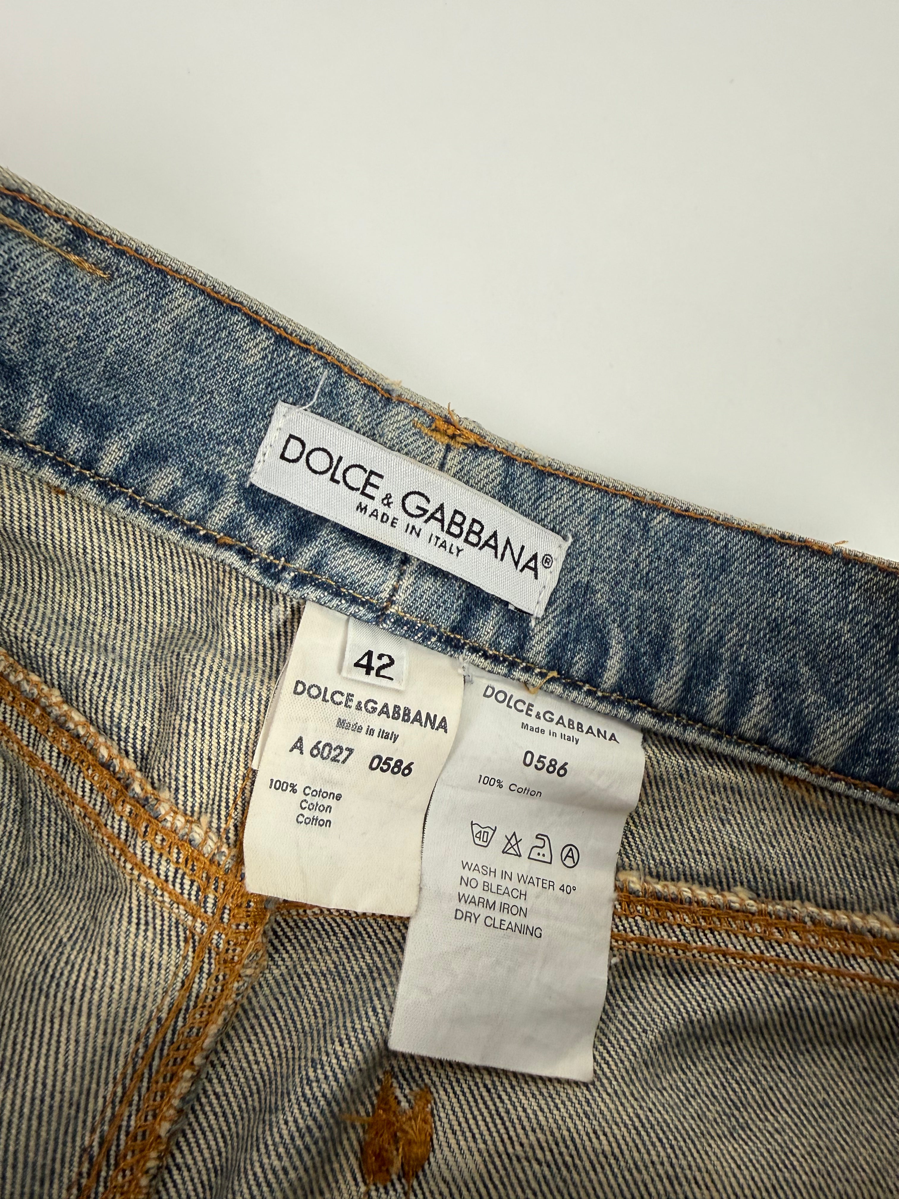 Dolce & Gabbana Ripped Denim