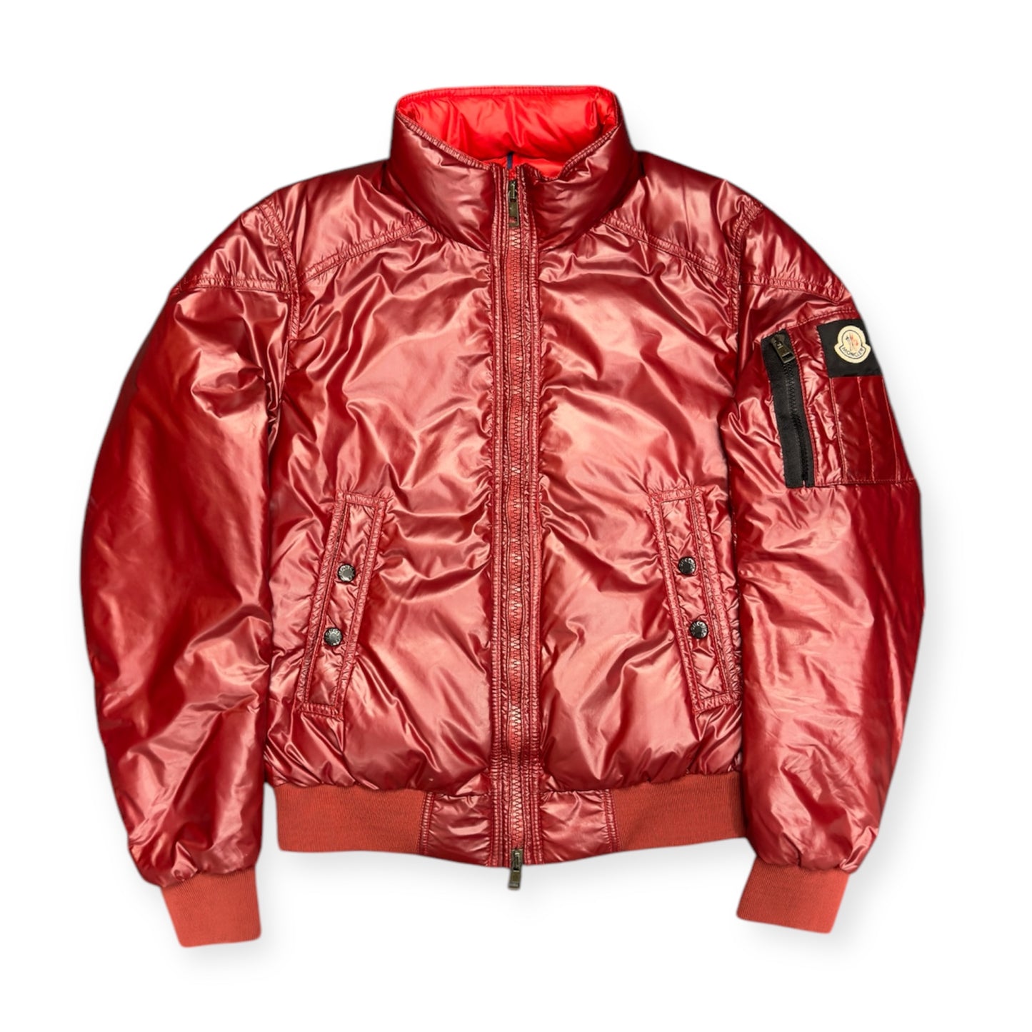 Moncler Bomber Jacket Red