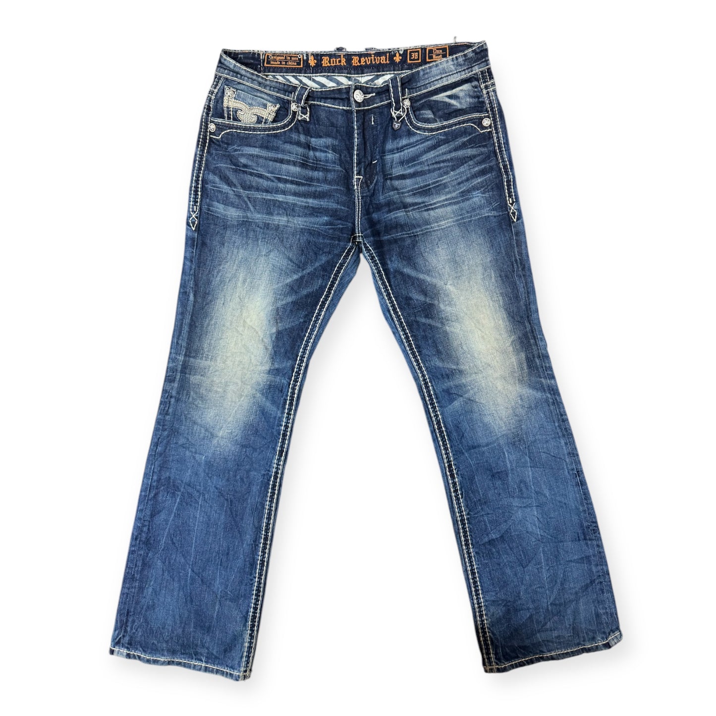 Rock Revival Blue Jeans