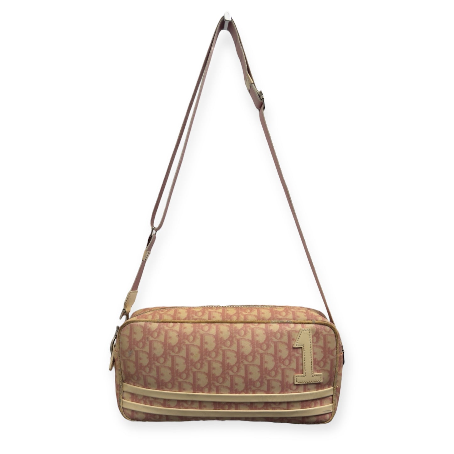 Dior Saddle Bag Pink Monogram