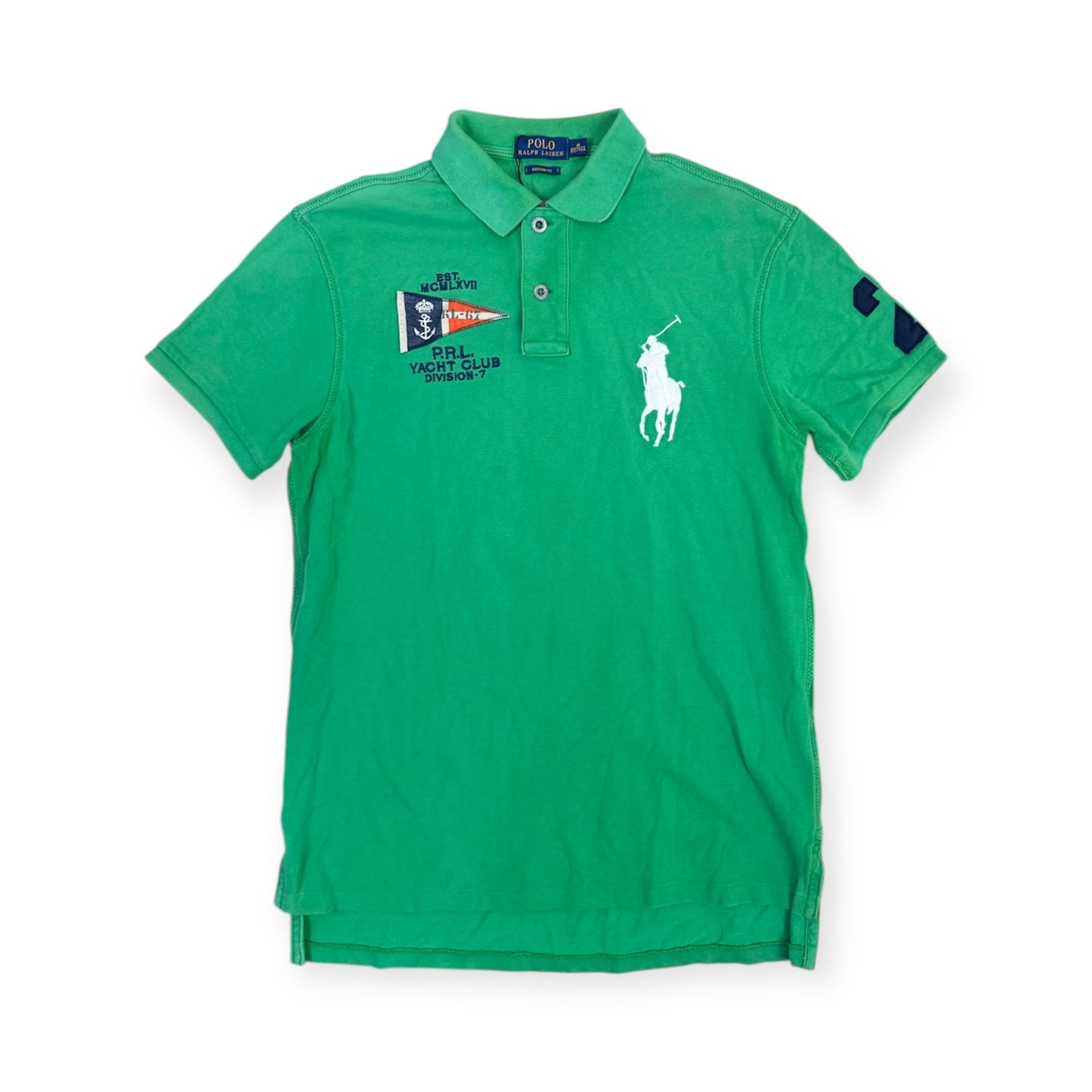 Ralph Lauren Big Pony Polo Green/White/Blue