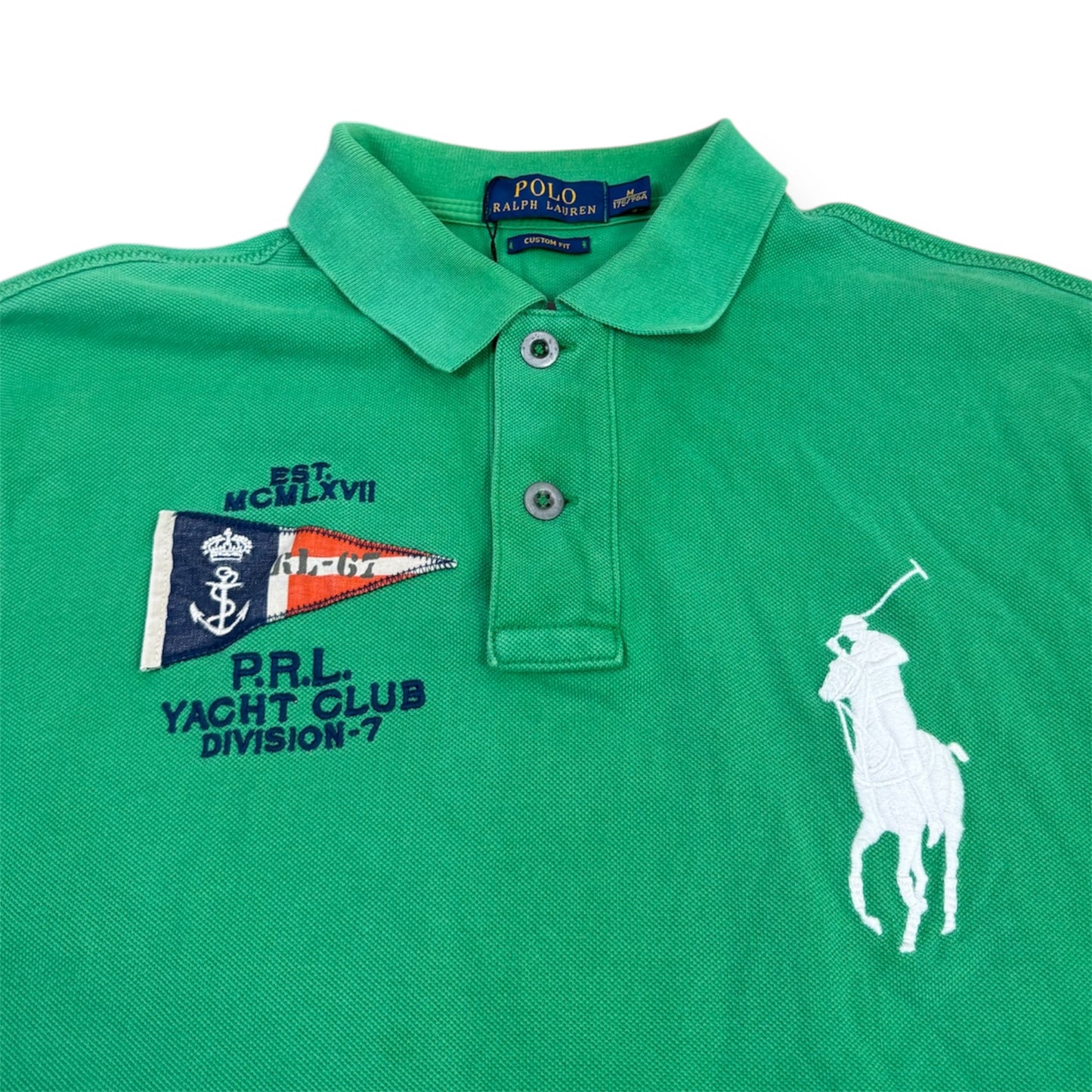 Ralph Lauren Big Pony Polo Green/White/Blue