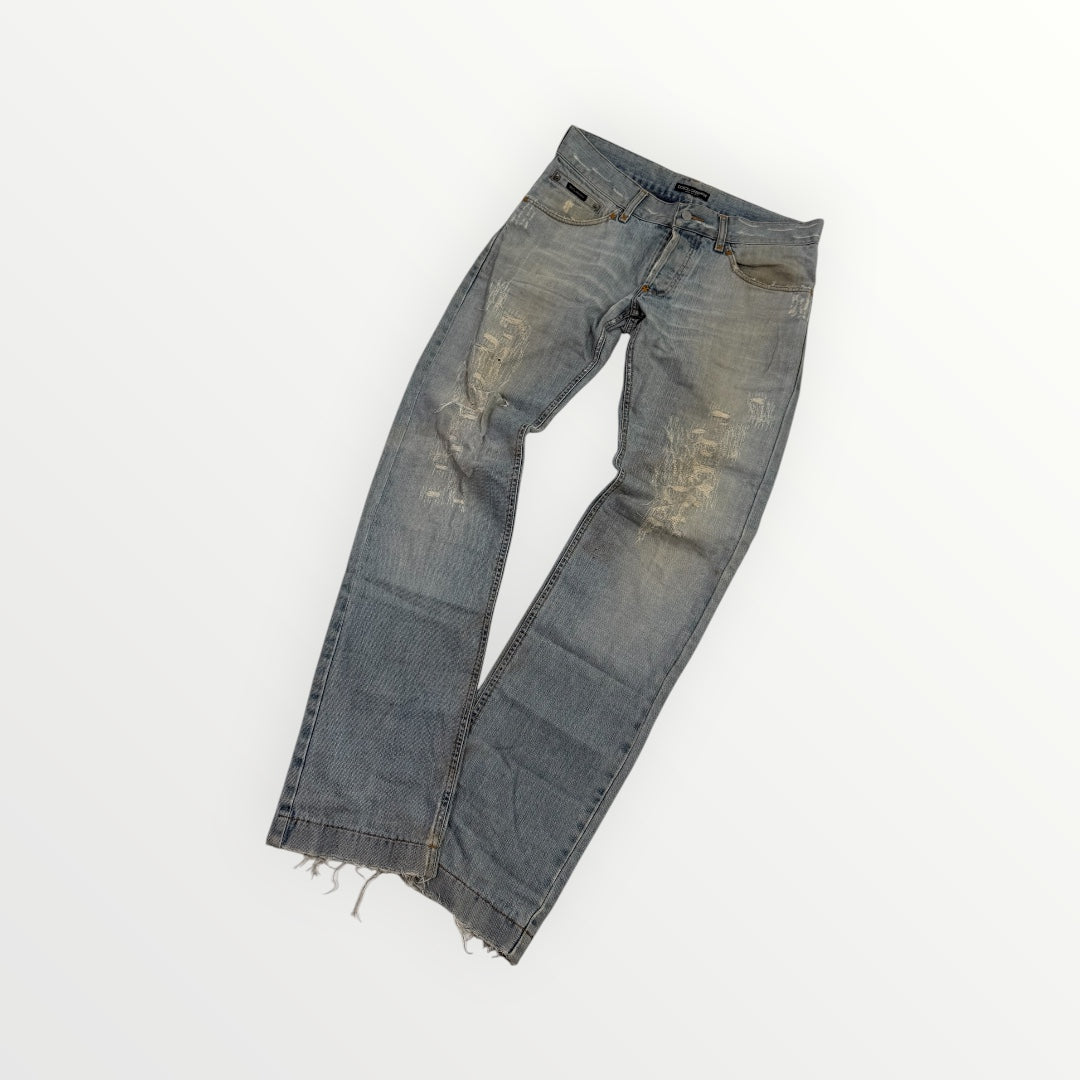 Dolce & Gabbana Ripped Denim