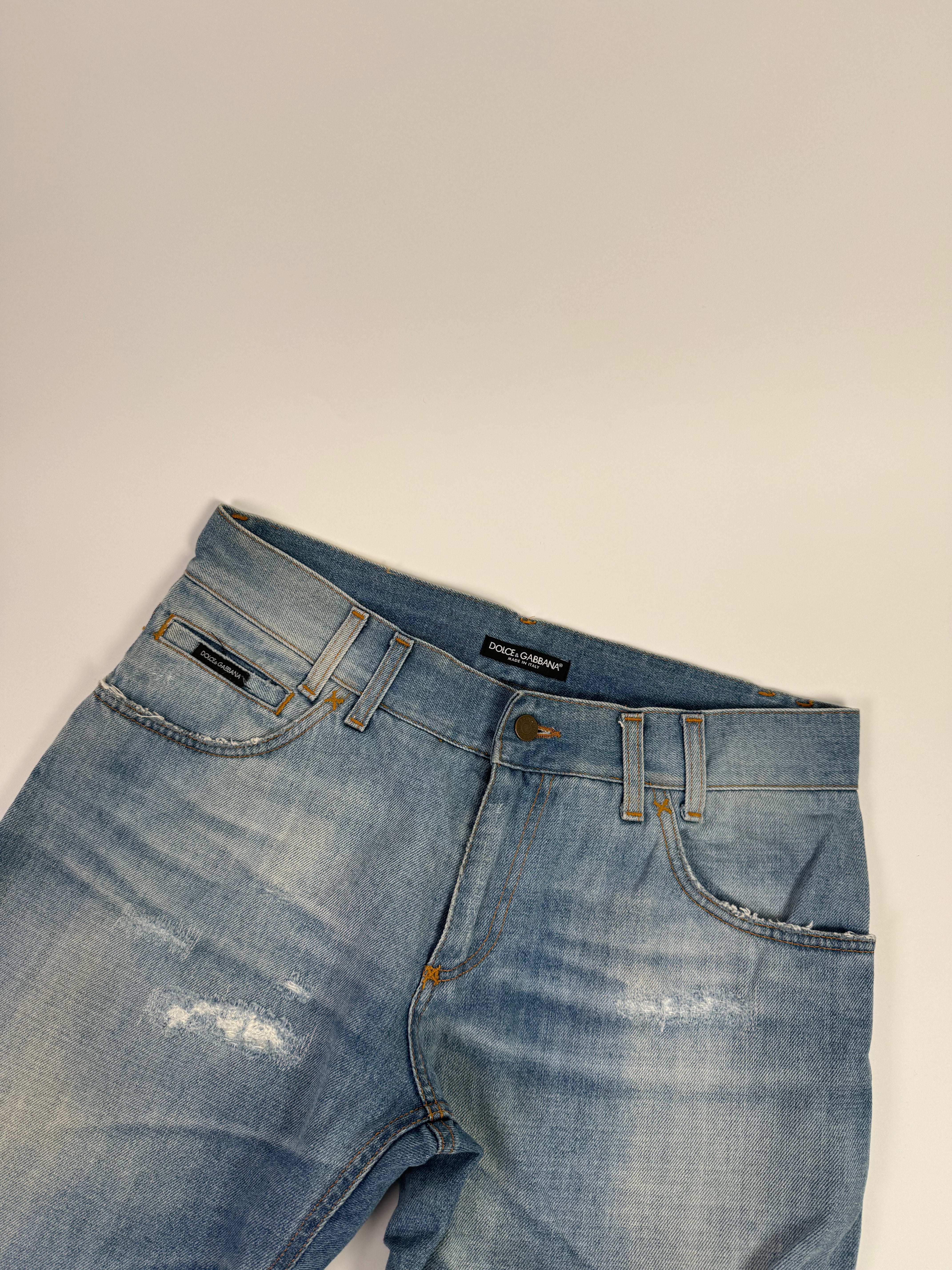 Dolce & Gabbana Ripped Denim