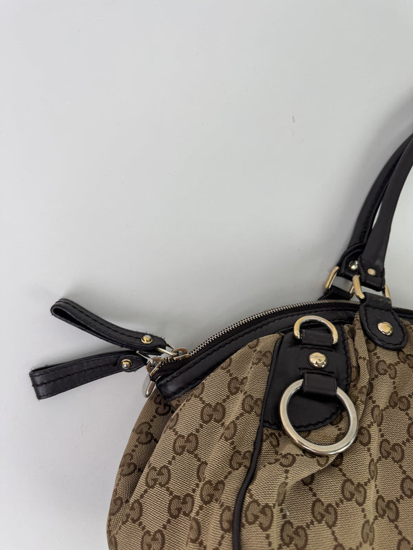 Gucci Canvas Shoulder Bag