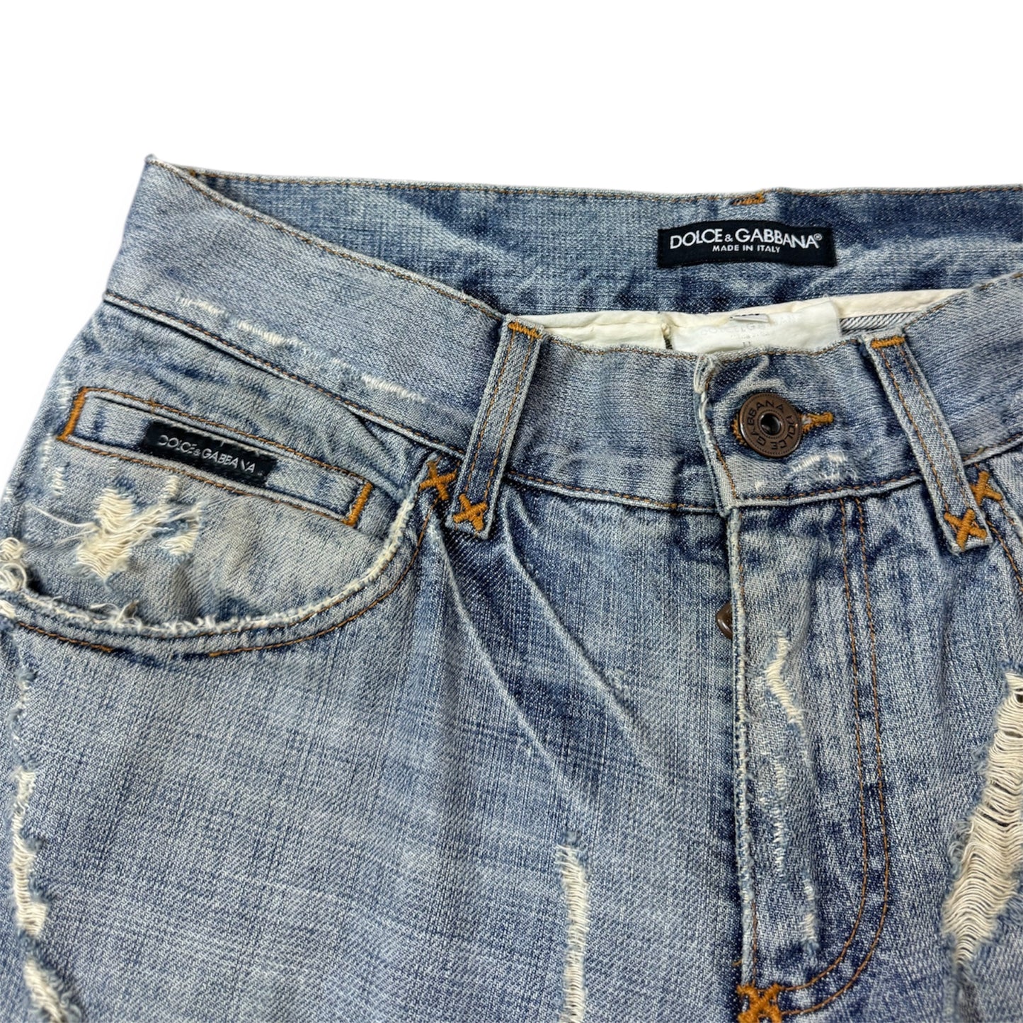 Dolce&Gabbana Vintage Ripped Jeans