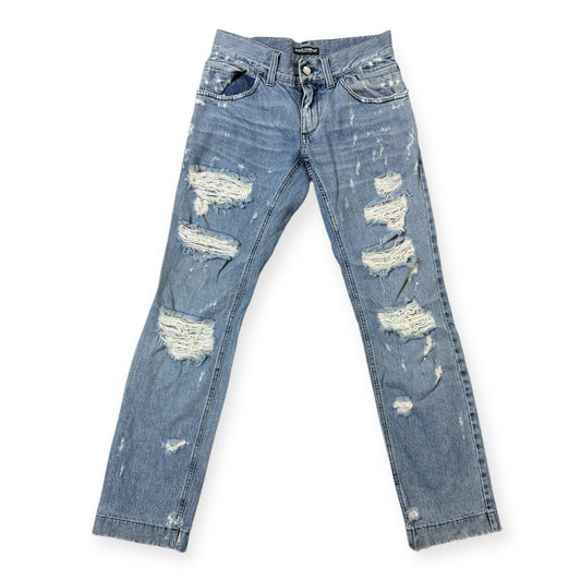 Dolce&Gabbana Vintage Full Ripped Jeans