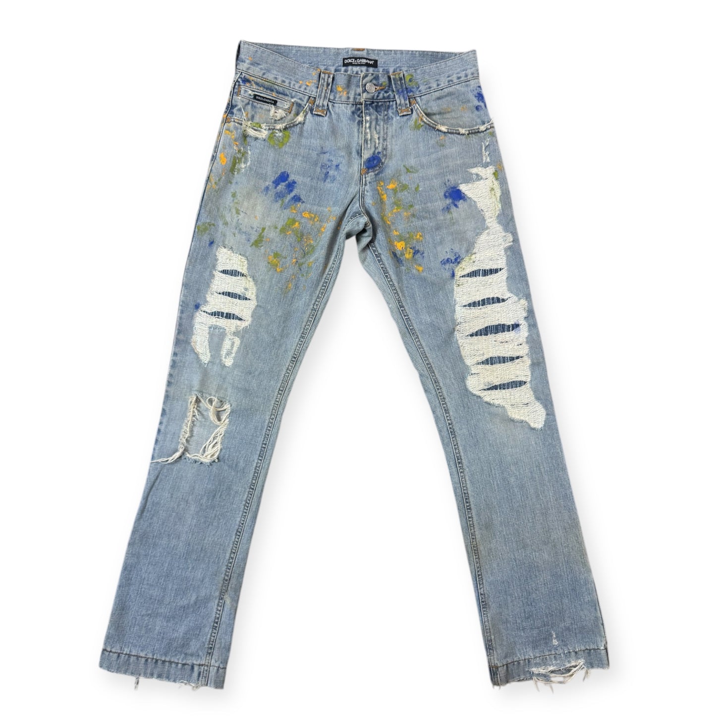 Dolce&Gabbana Painted Jeans