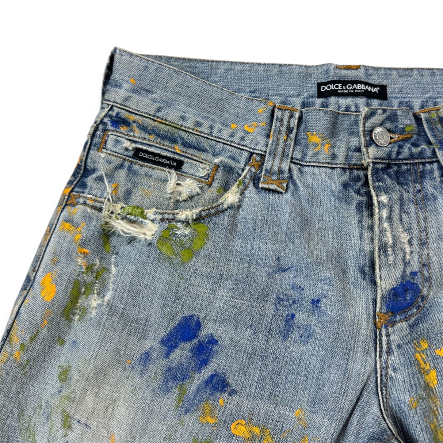Dolce&Gabbana Painted Jeans