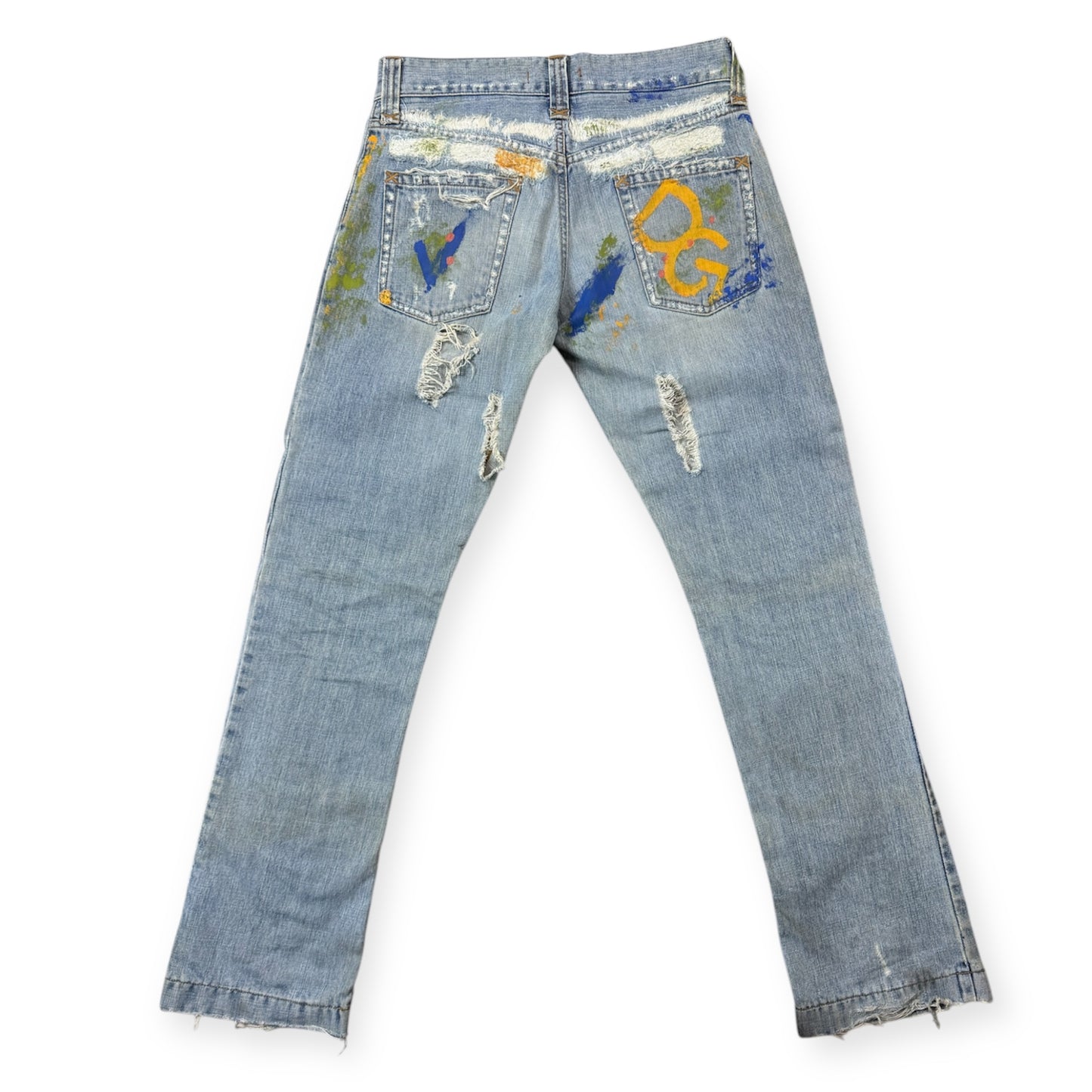 Dolce&Gabbana Painted Jeans