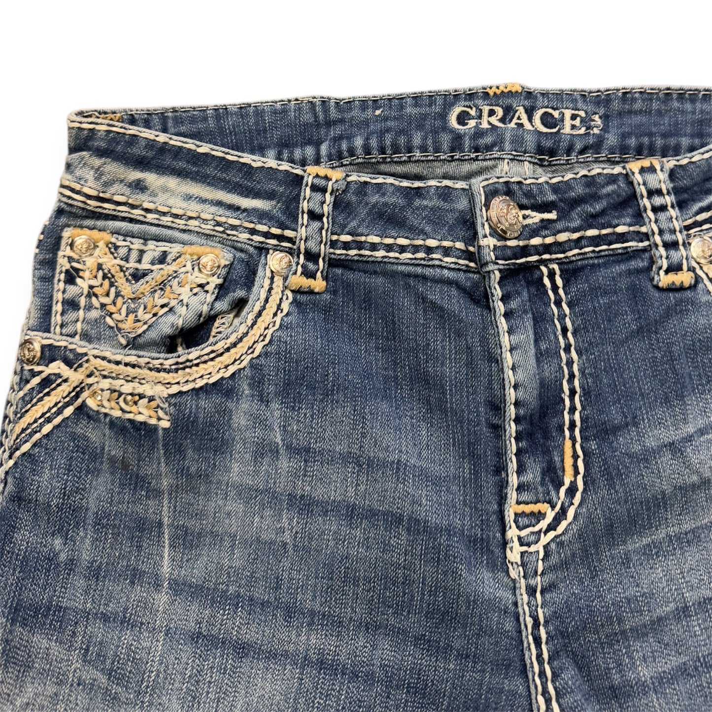 Grace in LA Vintage Flared Women Jeans