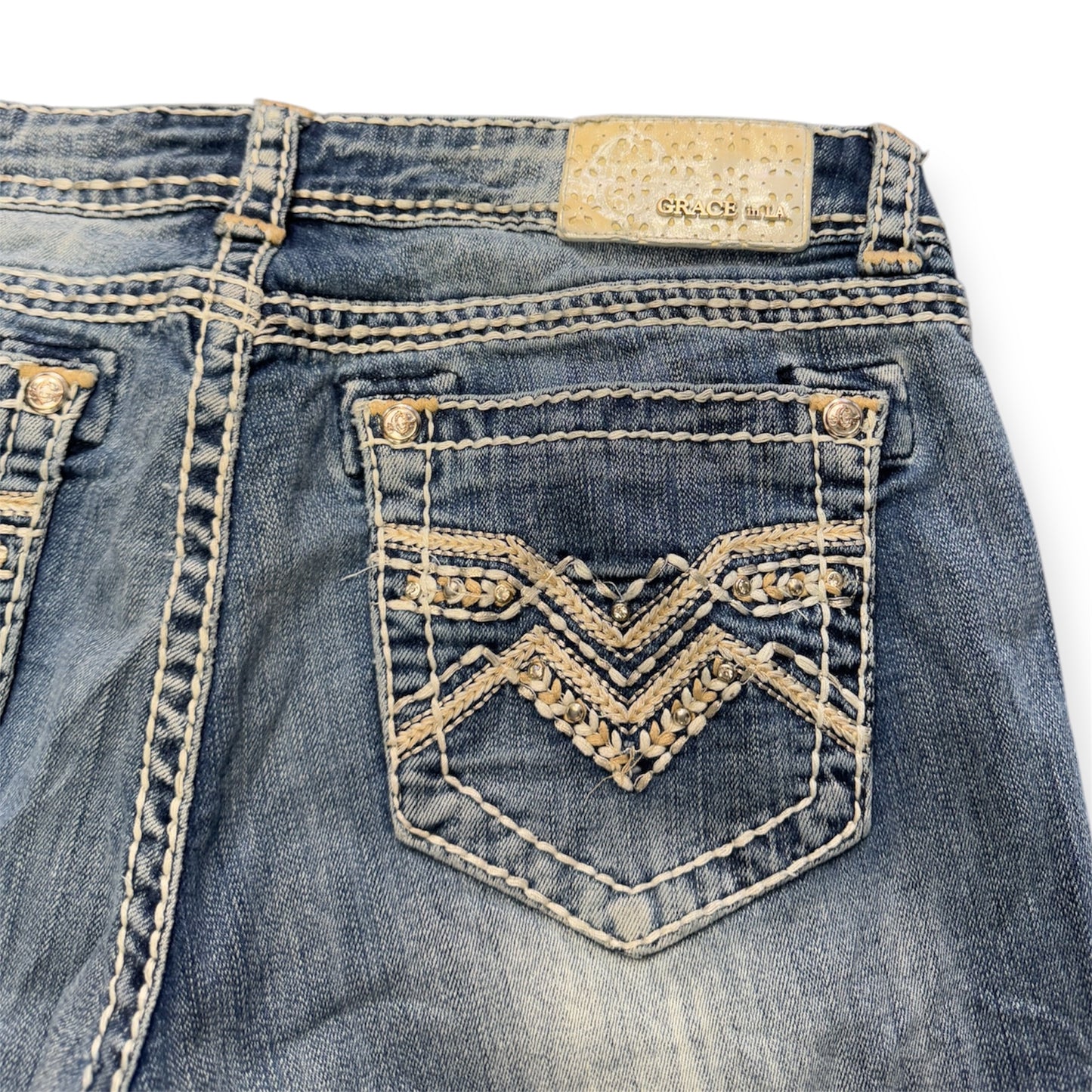 Grace in LA Vintage Flared Women Jeans