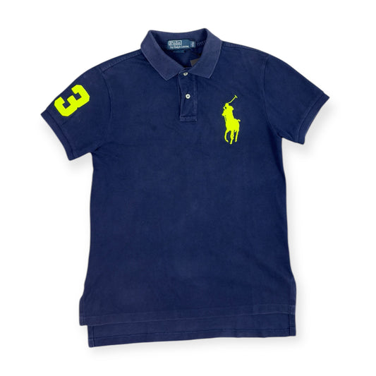 Ralph Lauren Big Pony Polo Blue/Neon Yellow