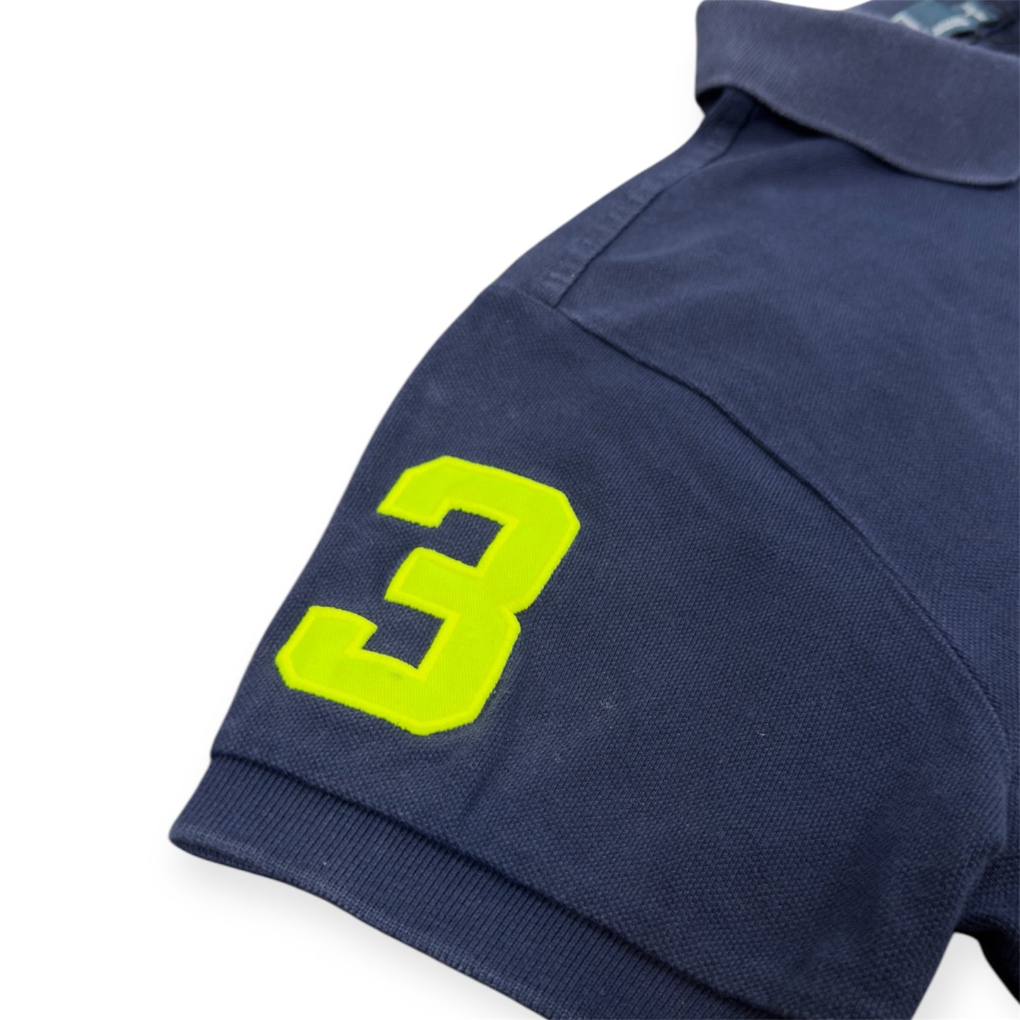 Ralph Lauren Big Pony Polo Blue/Neon Yellow