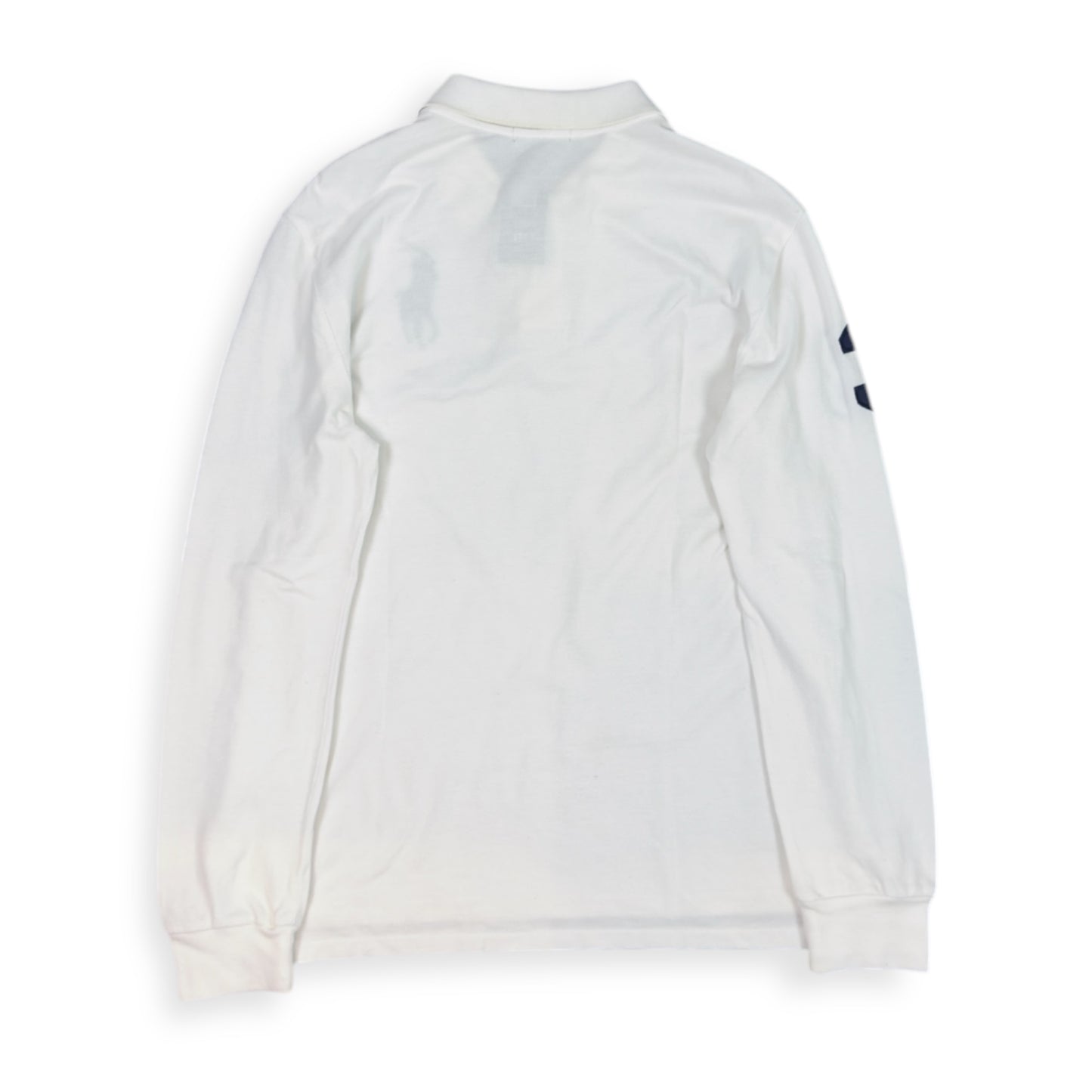 Ralph Lauren Big Pony Longsleeve Polo White/blue