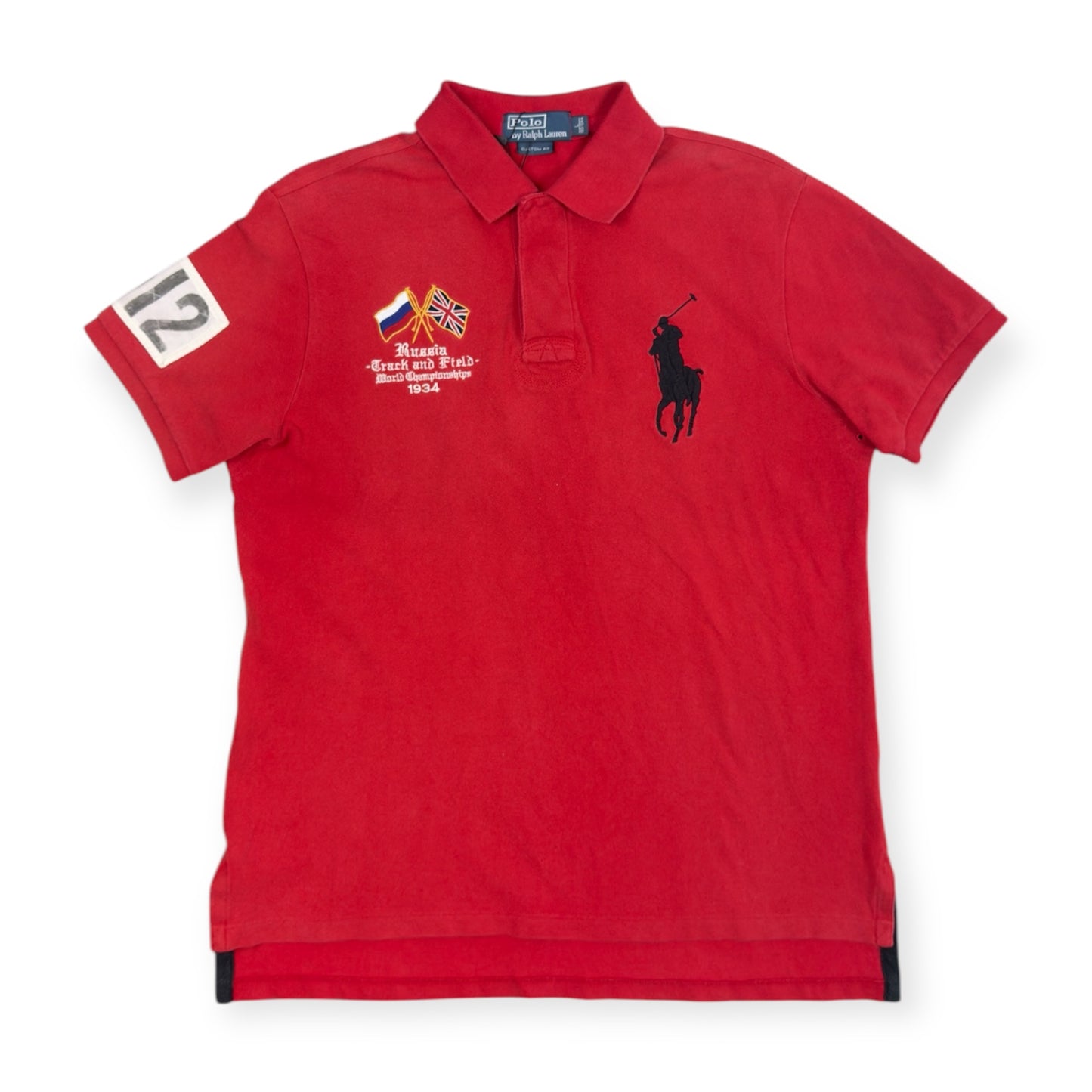 Ralph Lauren Big Pony Polo Red/Gold