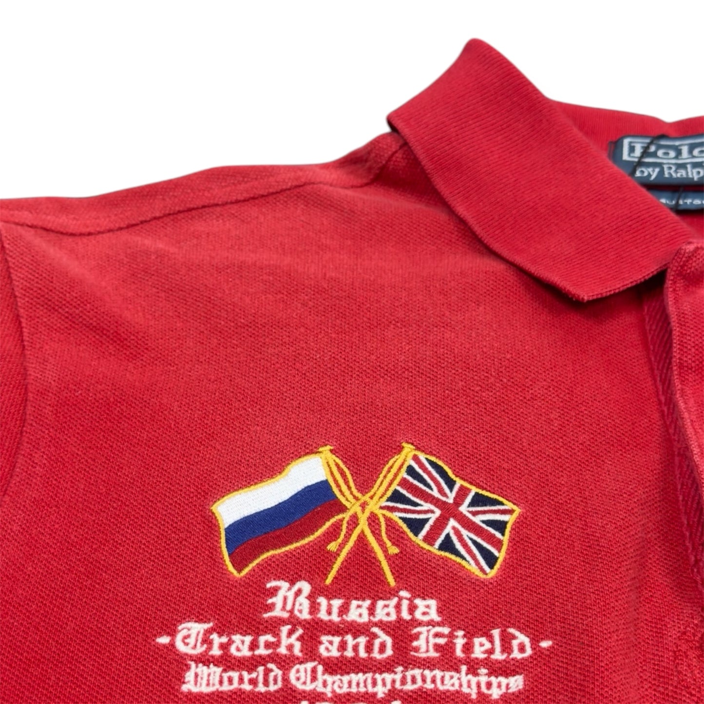 Ralph Lauren Big Pony Polo Red/Gold