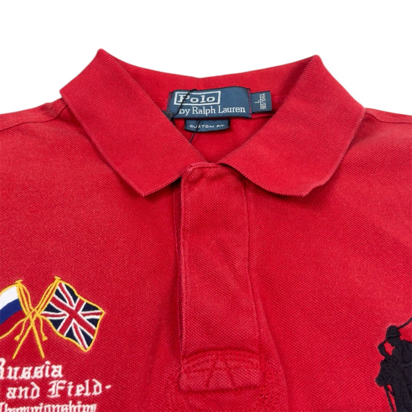 Ralph Lauren Big Pony Polo Red/Gold