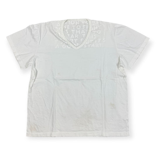 Maison Martin Margiela V-Neck T-Shirt White