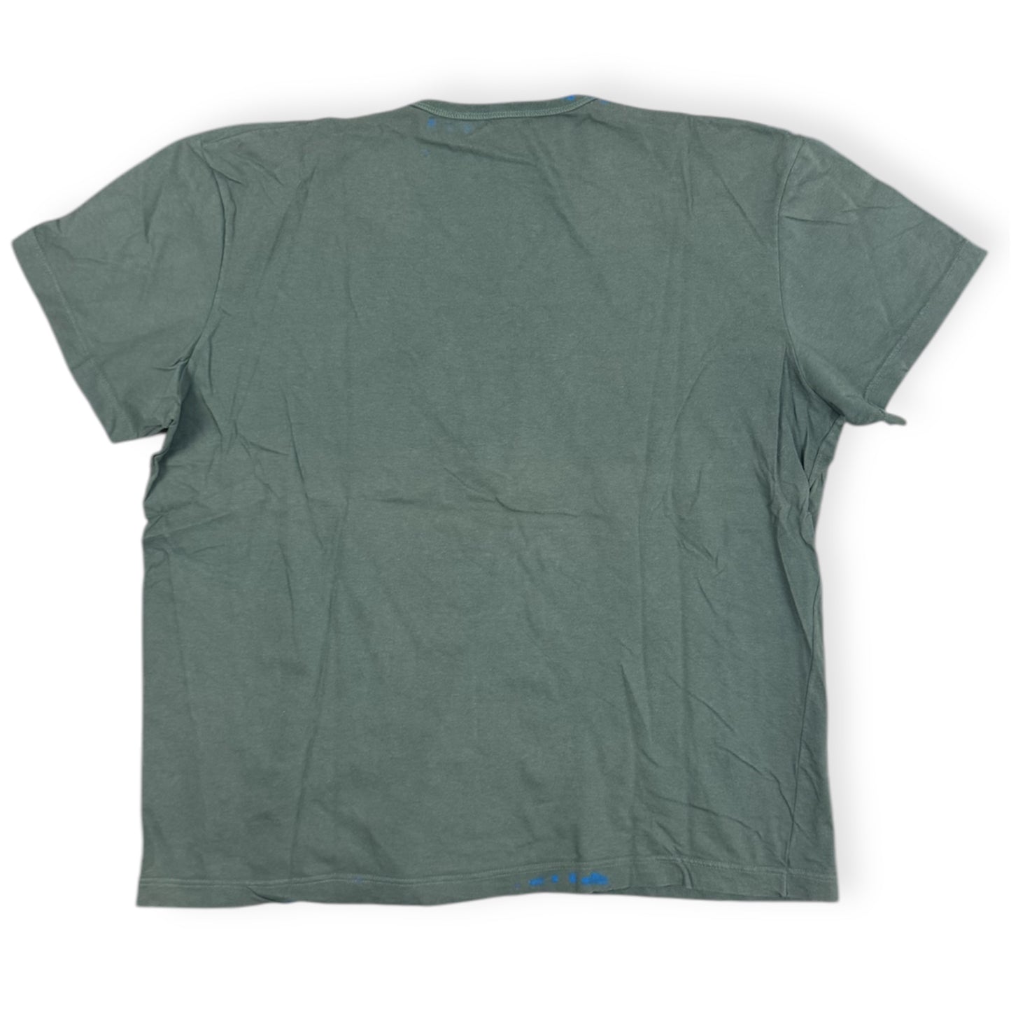 Maison Martin Margiela V-Neck T-Shirt Green/Blue