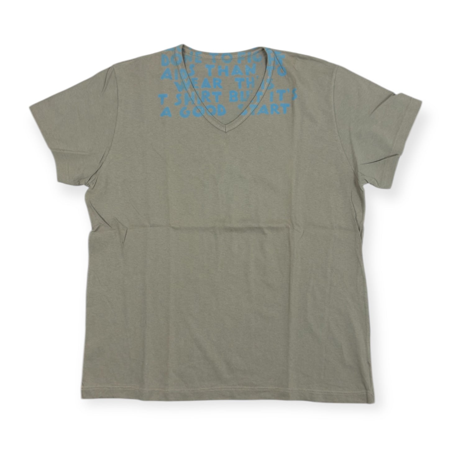 Maison Martin Margiela V-Neck T-Shirt Green