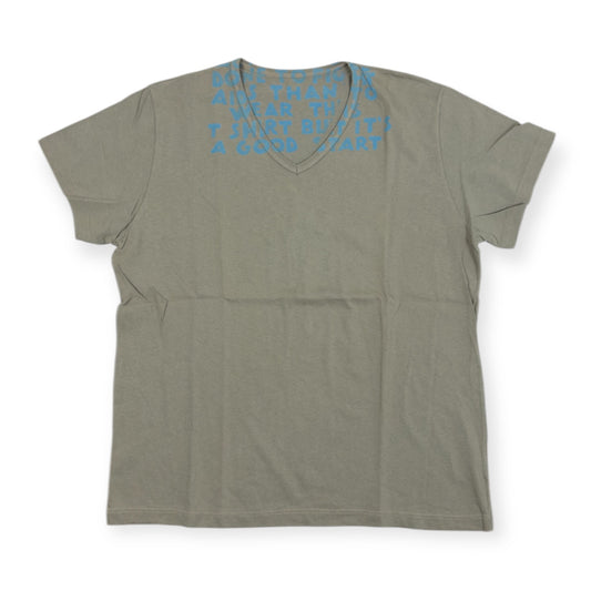 Maison Martin Margiela V-Neck T-Shirt Green