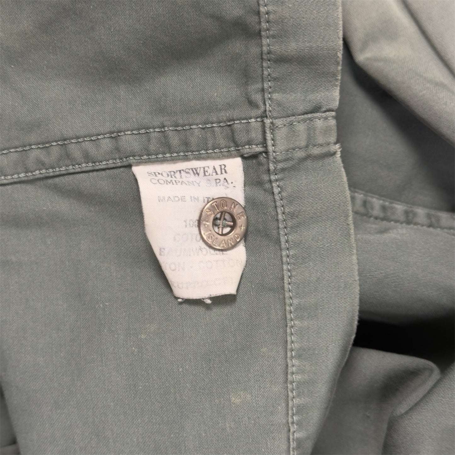 Vintage Stone Island Shirt Green