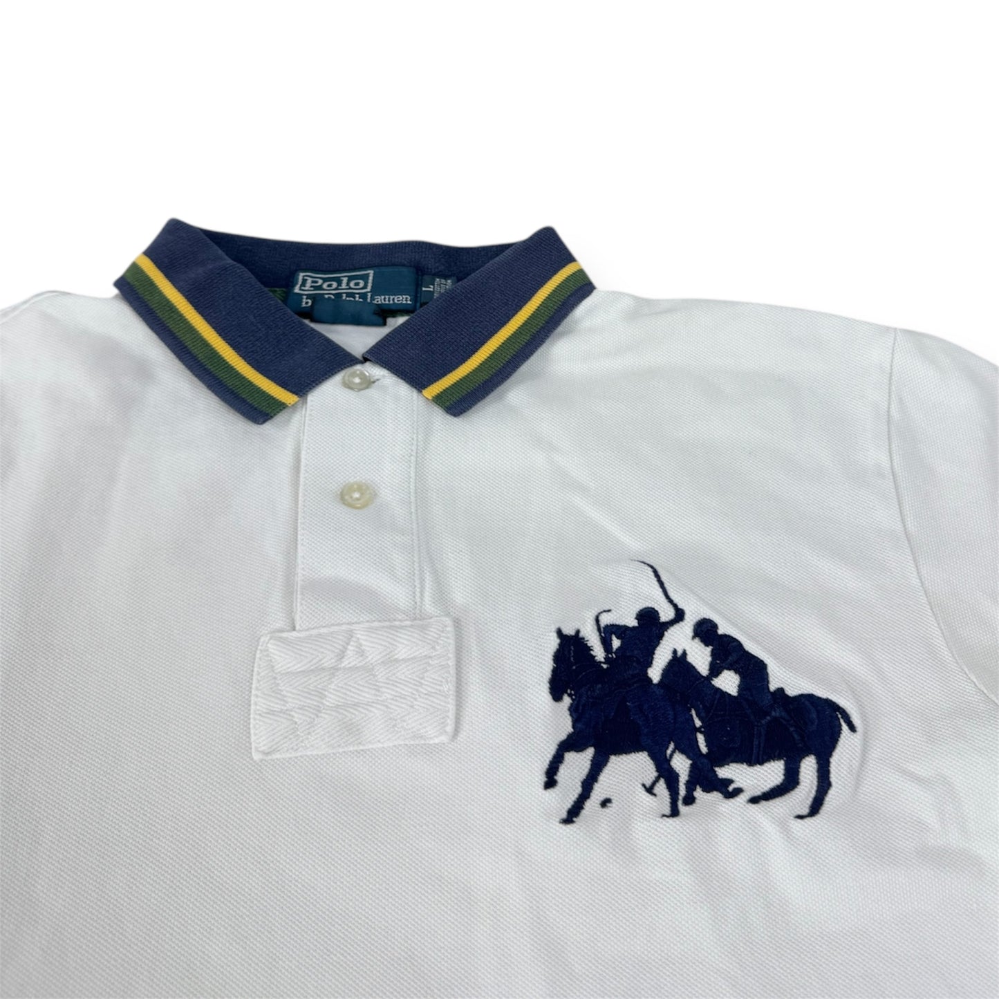 Ralph Lauren Polo White/Blue/Yellow