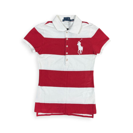 Ralph Lauren Big Pony Polo White/Red (Woman)