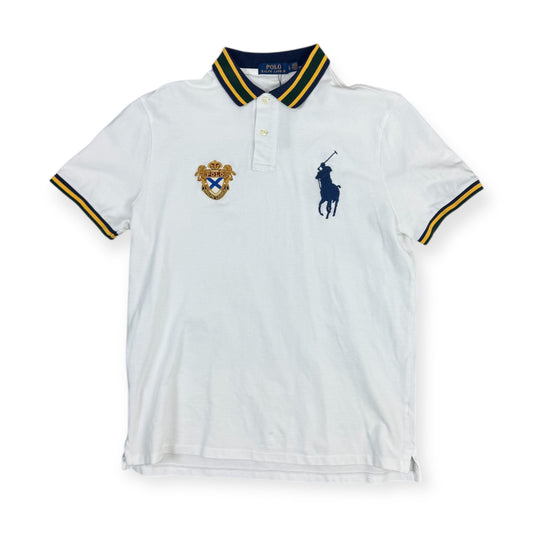 Ralph Lauren Big Pony Polo White/Blue/Yellow