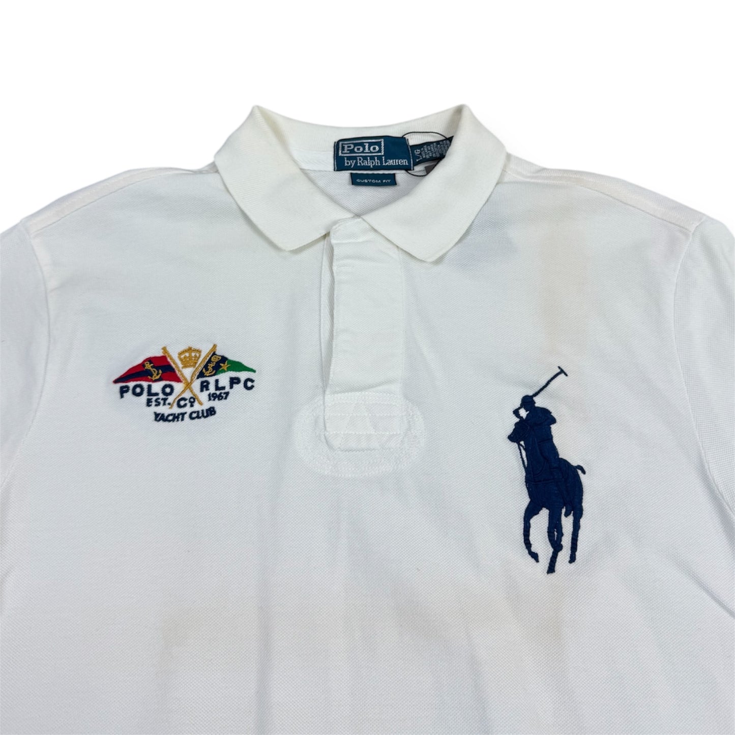 Ralph Lauren Big Pony Polo White/Blue