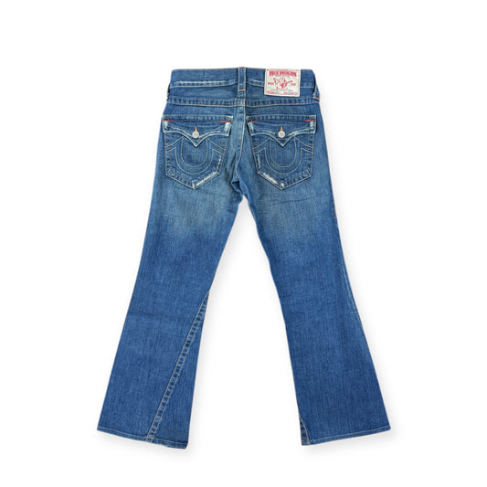 True Religion Flared Dark Blue Jeans