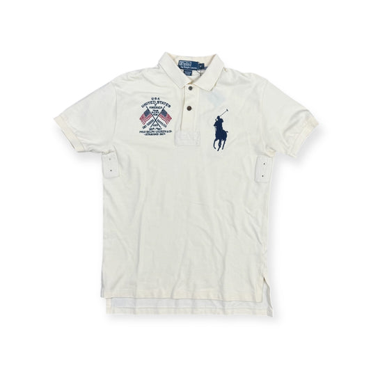 Ralph Lauren Big Pony Off White/Blue