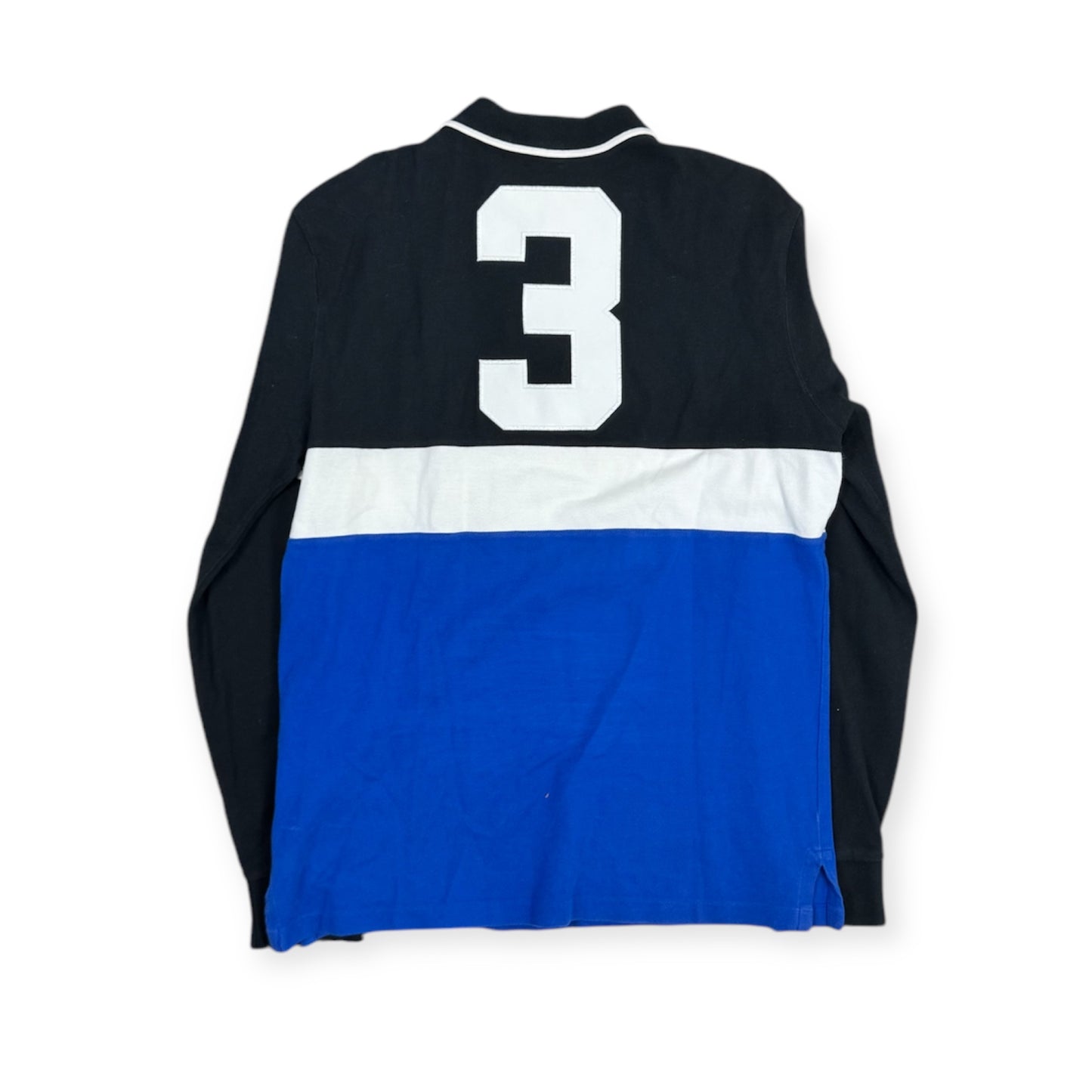 Ralph Lauren Big Pony Longsleeve Black/White/Blue