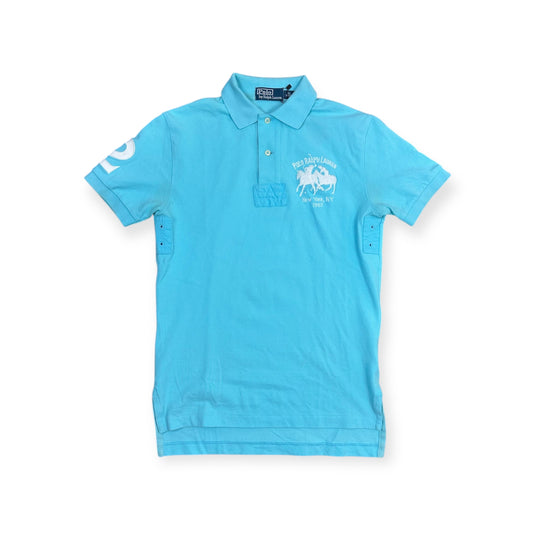 Ralph Lauren Big Pony Babyblue/White