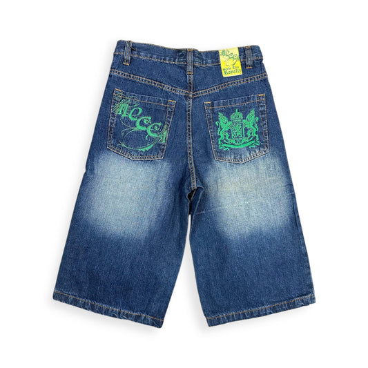 Vintage Baggy Jorts Blue/Green