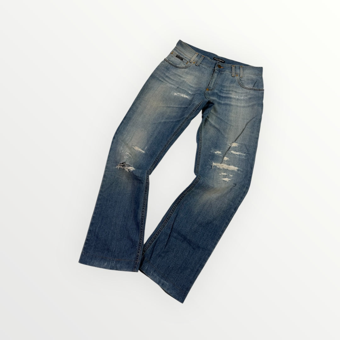 Dolce & Gabbana Ripped Denim
